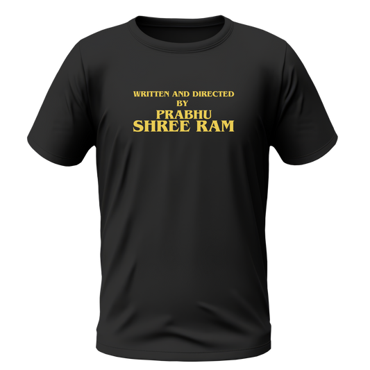 Written And Directed By Tshirt | Shree Ram Tshirt | Half Sleeve Unisex Tshirt