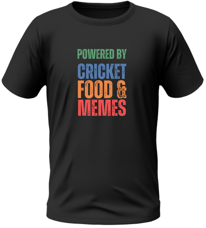 meme lover tshirt, cricket tshirt, foody t shirt, funny quote on tshirt