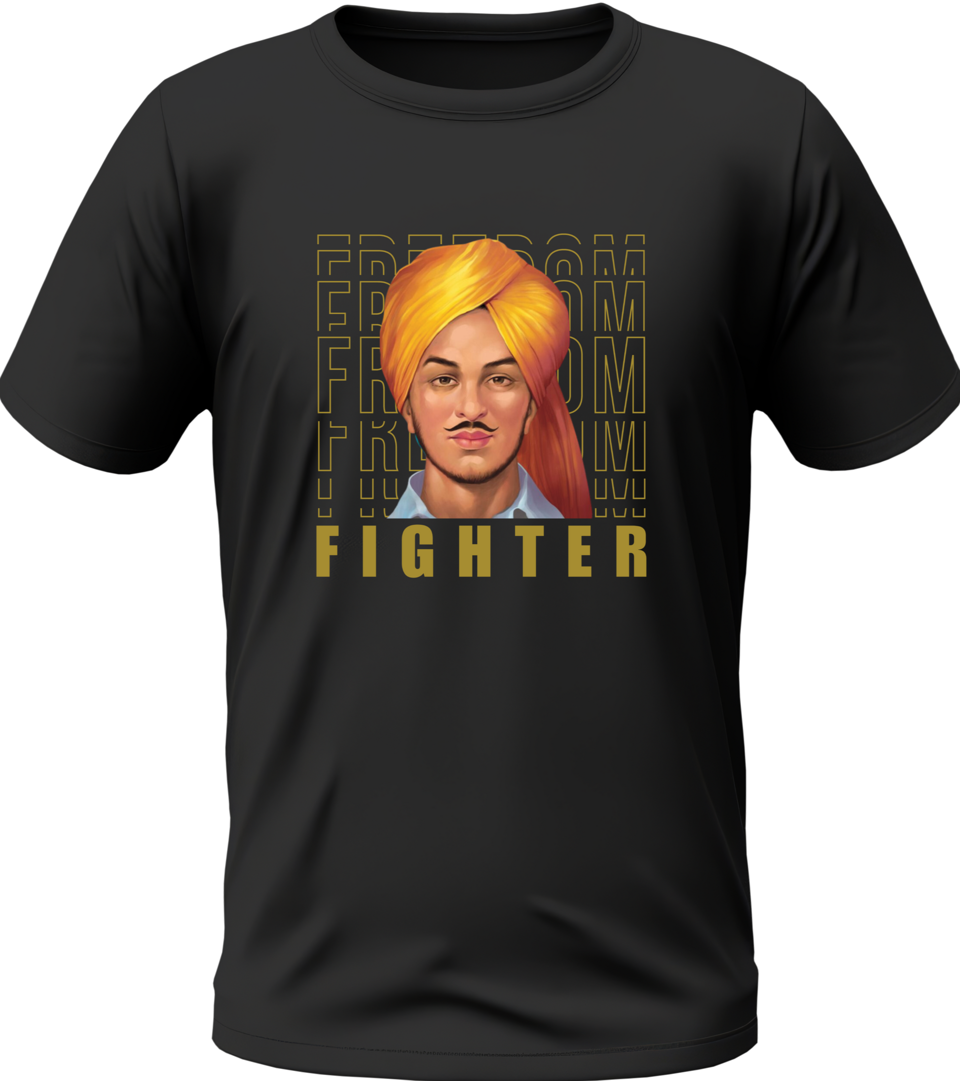 bhagat singh printed tshirt