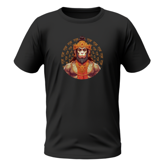 Hanuman Tshirt | Ram Bhakt Hanuman Tshirt | Half Sleeve Unisex Tshirt