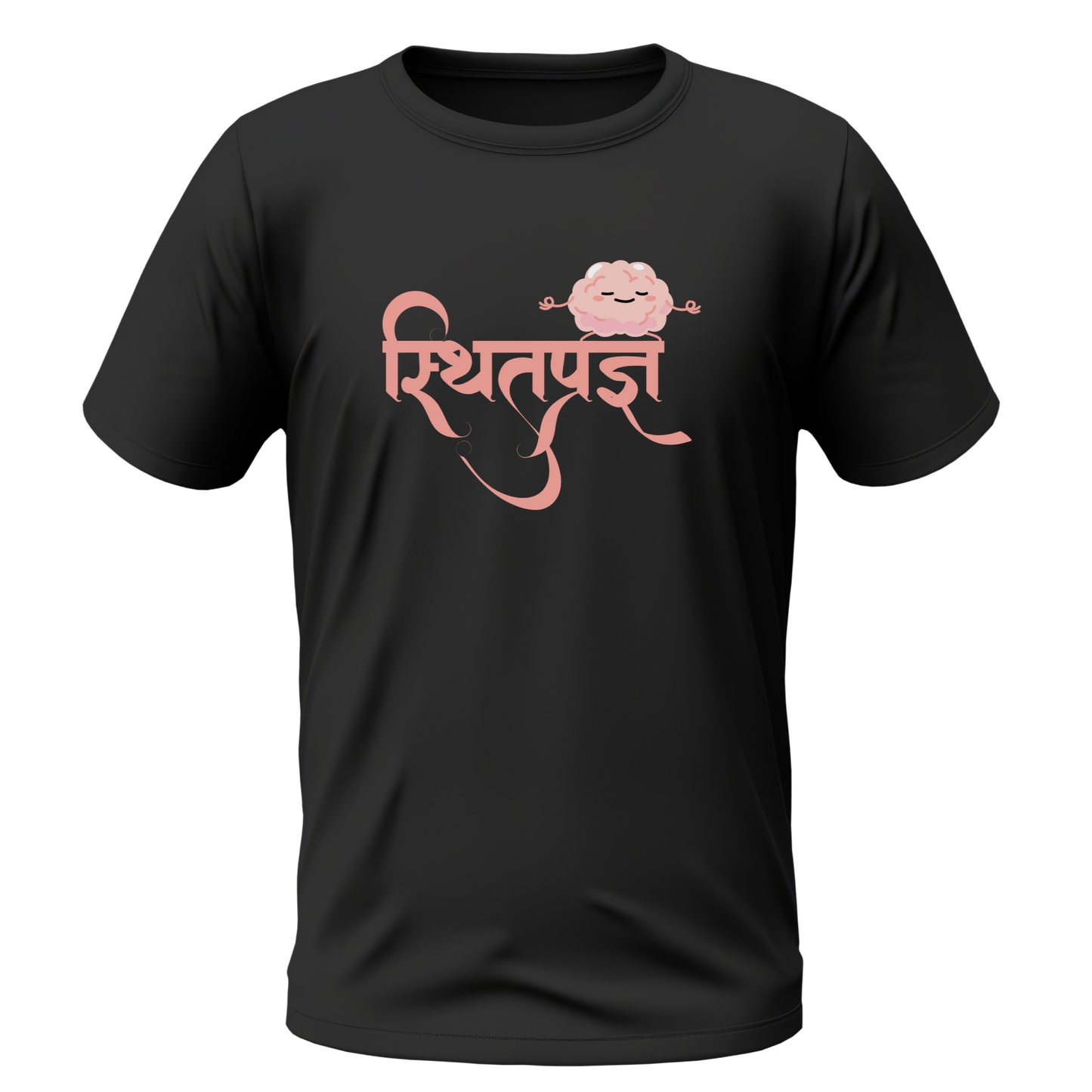 Sanskrit Quote Tshirt | Sthitapragya Tshirt | Half Sleeve Unisex Tshirt