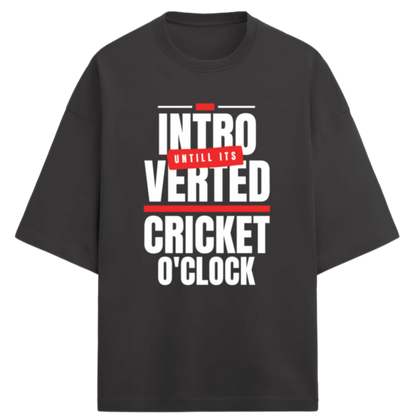 Cricket Tshirt | Cricket Lover Tshirt | Terry Oversized Unisex Tshirt