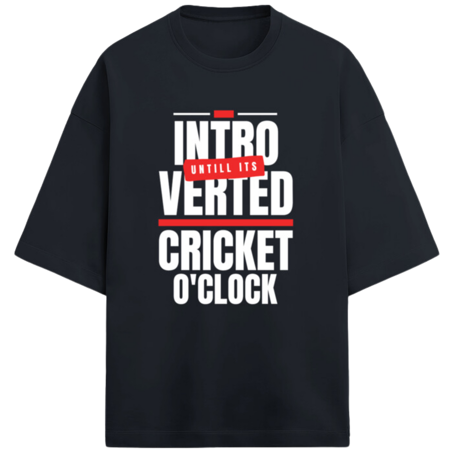 Cricket Tshirt | Cricket Lover Tshirt | Terry Oversized Unisex Tshirt