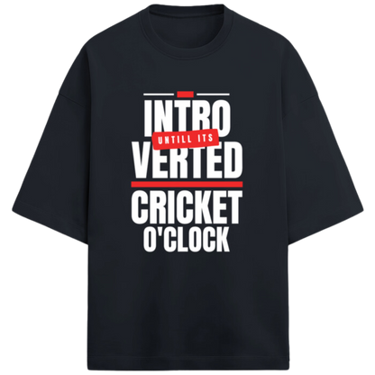 Cricket Tshirt | Cricket Lover Tshirt | Terry Oversized Unisex Tshirt