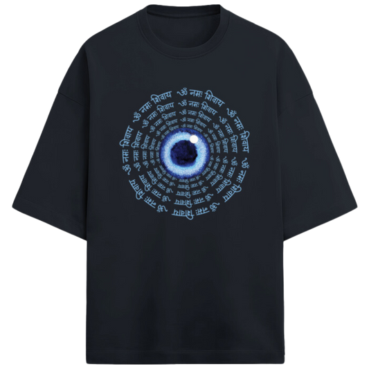 Om Namah Shivaya Tshirt | Terry Oversized Unisex Tshirt