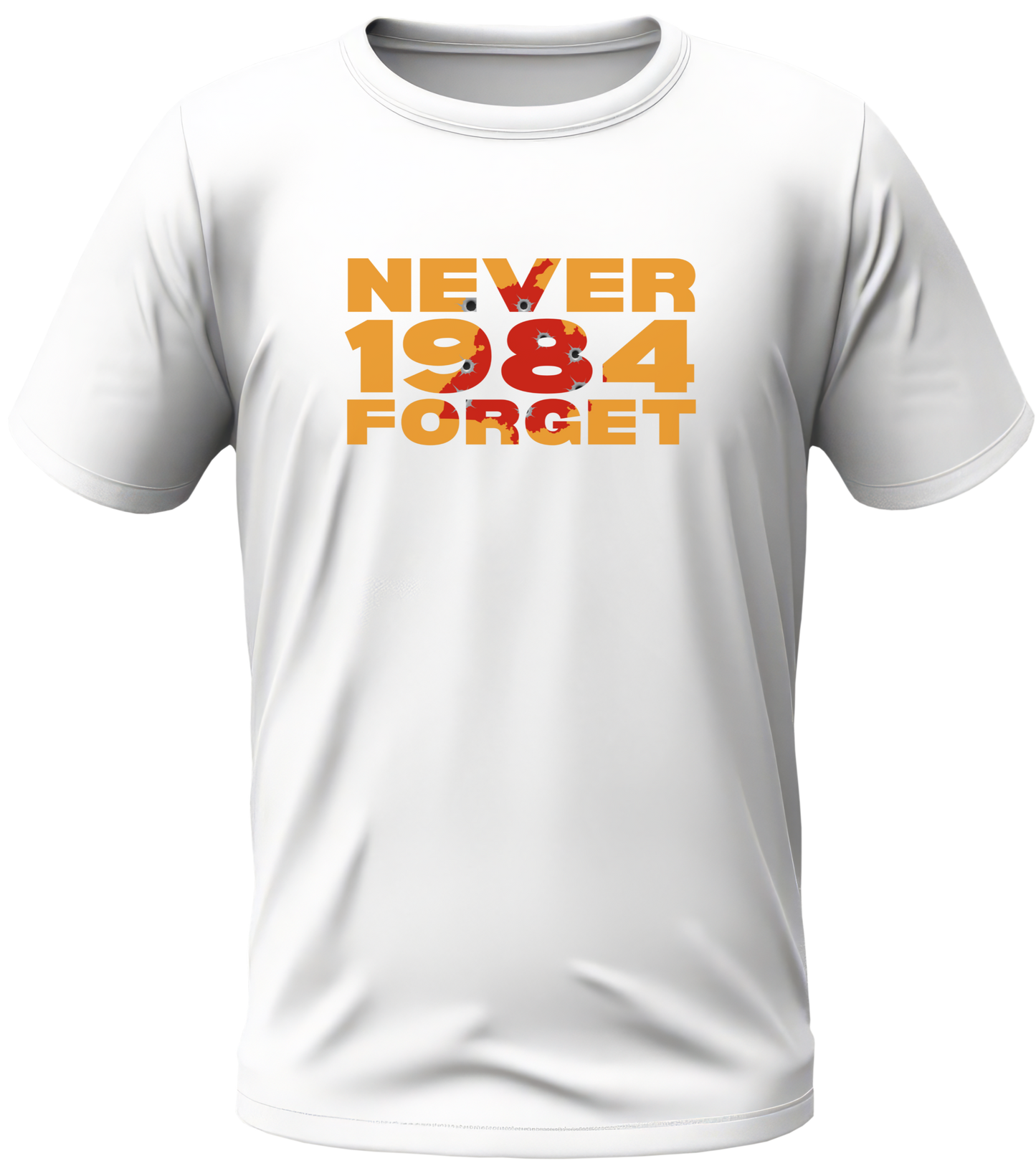 1984 Never Forget Tshirt | Half Sleeve Unisex Tshirt