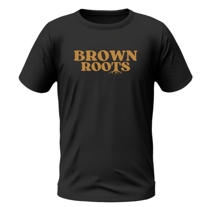 Brown Roots Tshirt | Half Sleeve Unisex Tshirt