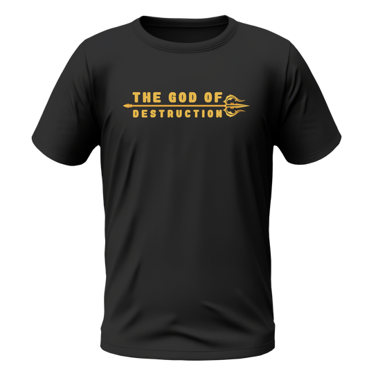 The God of Destruction Shiva Tshirt | Half Sleeve Unisex Tshirt