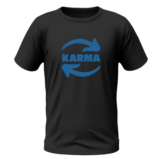 Karma Tshirt | Half Sleeve Unisex Tshirt