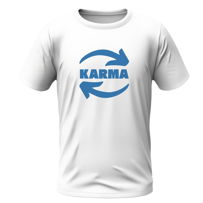 Karma Tshirt | Half Sleeve Unisex Tshirt