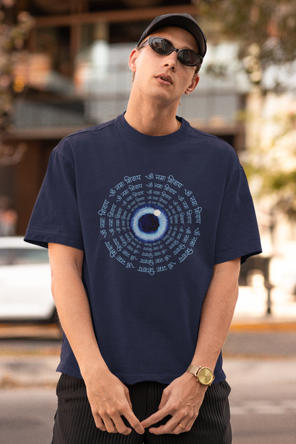 Om Namah Shivaya Tshirt | Terry Oversized Unisex Tshirt