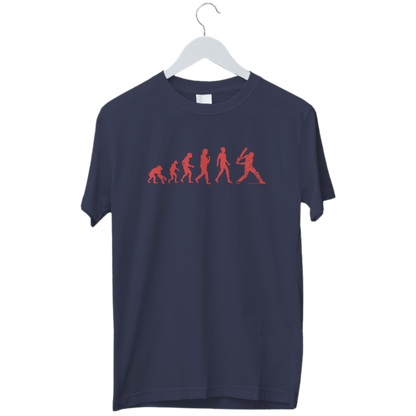 Cricket Evolution | Cricket Lover Tshirt | Funny Cricket Tshirt | Half Sleeve Unisex Tshirt