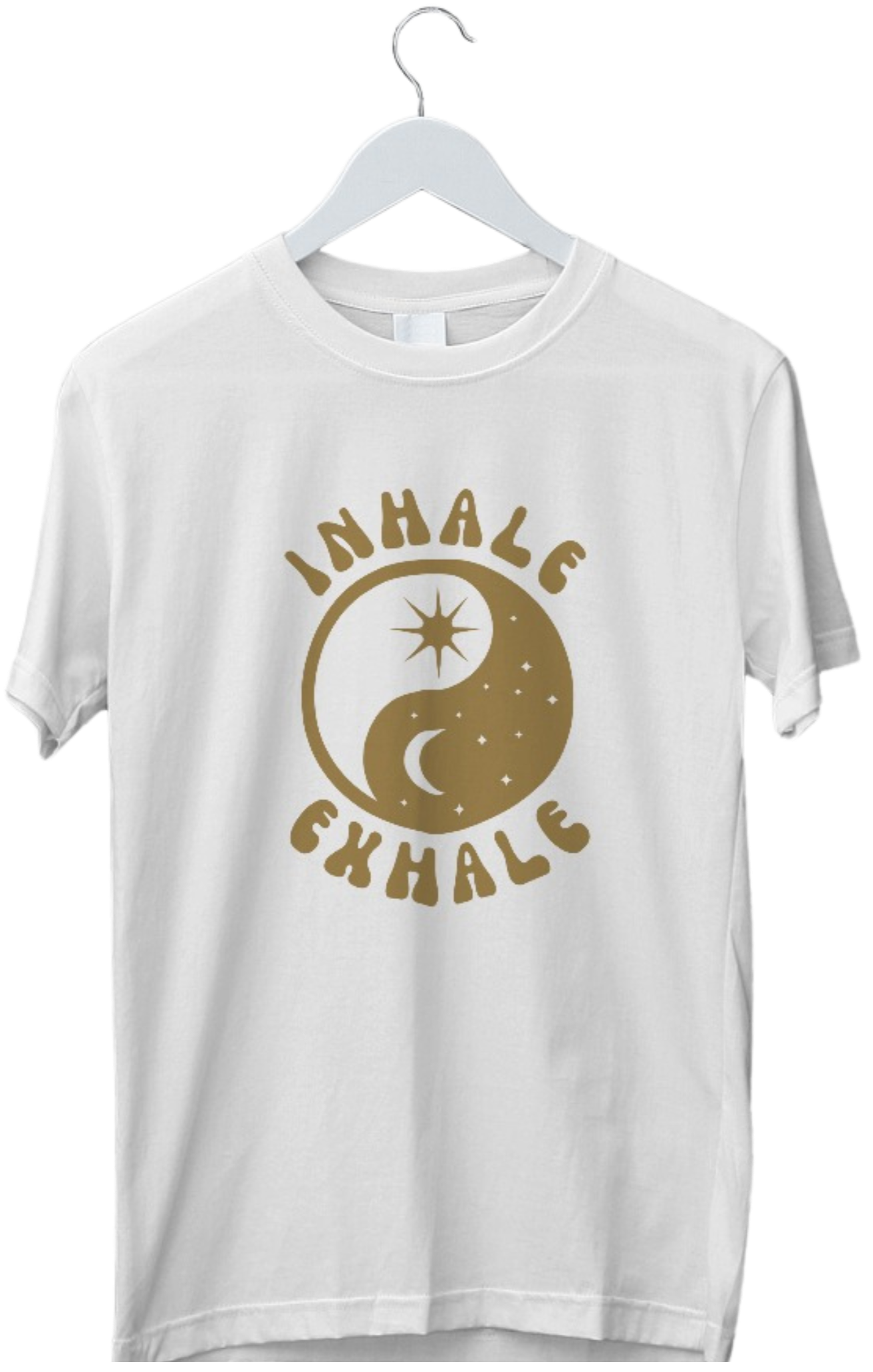 Spiritual Tshirt | Yin and Yang Tshirt | Yoga & Meditation Tshirt | Half Sleeve Unisex Tshirt