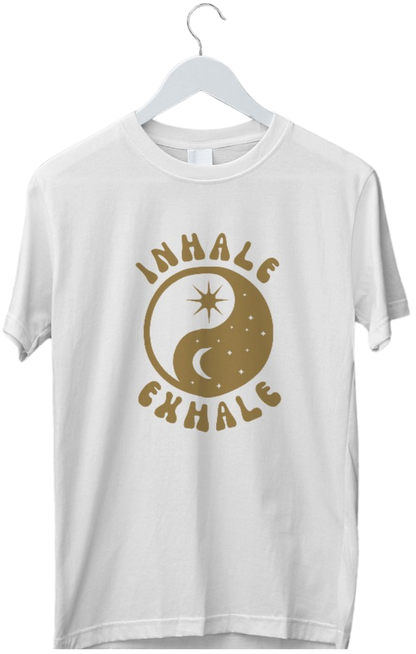 Spiritual Tshirt | Yin and Yang Tshirt | Yoga & Meditation Tshirt | Half Sleeve Unisex Tshirt