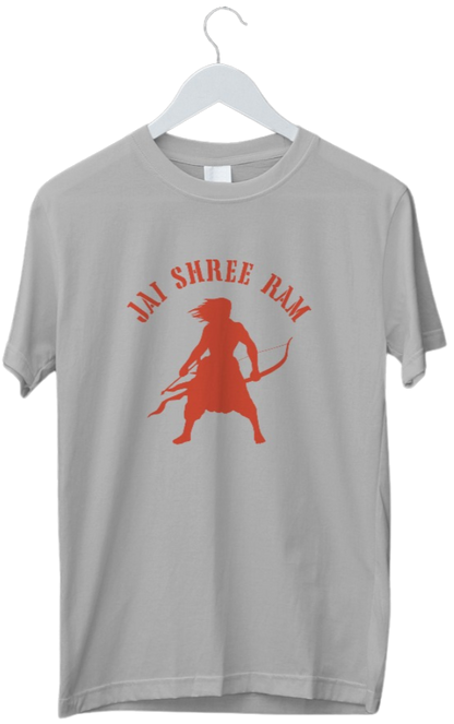 Jai Shree Ram Tshirt | Shree Ram Printed Tshirt | Half Sleeve Unisex Tshirt