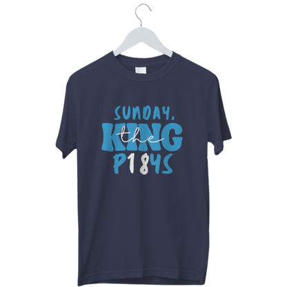 Sunday The King Plays Tshirt | King Kohli Tshirt | Cricket Tshirt | Half Sleeve Unisex Tshirt