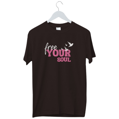 Free Your Soul Tshirt | Half Sleeve Unisex Tshirt