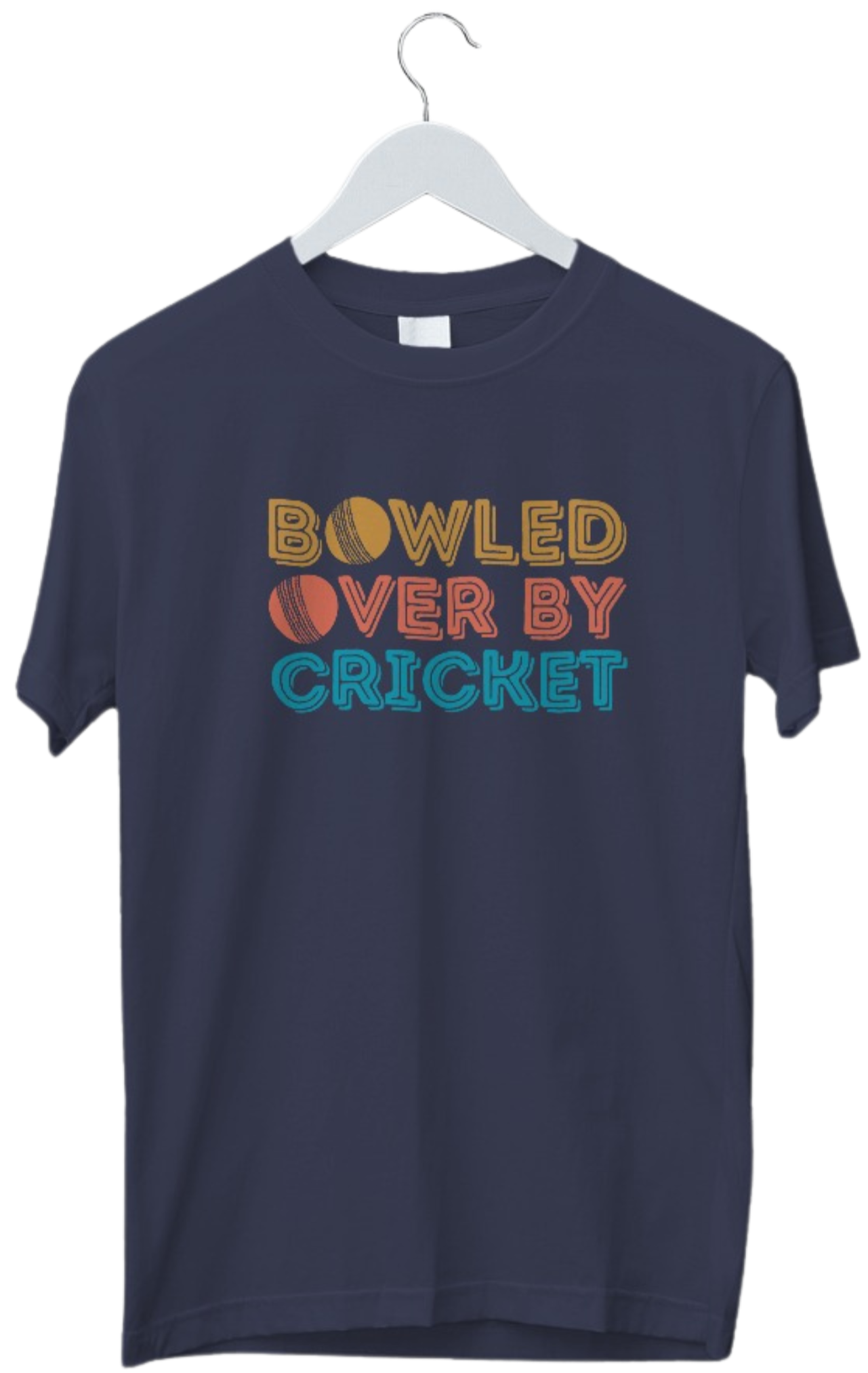 Bowled Over by Cricket | Cricket Lover Tshirt | Cricket Fan Tshirt | Half Sleeve Unisex Tshirt