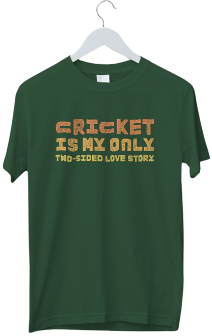 Cricket Lover Tshirt | Cricket Fan Tshirt | Half Sleeve Unisex Tshirt