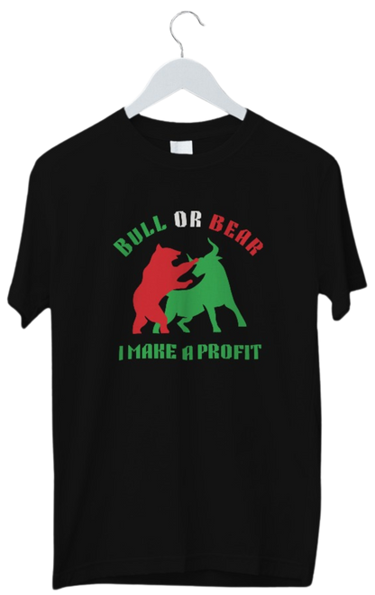 Share Market Tshirt | Bull Bear Tshirt | Unisex Tshirt