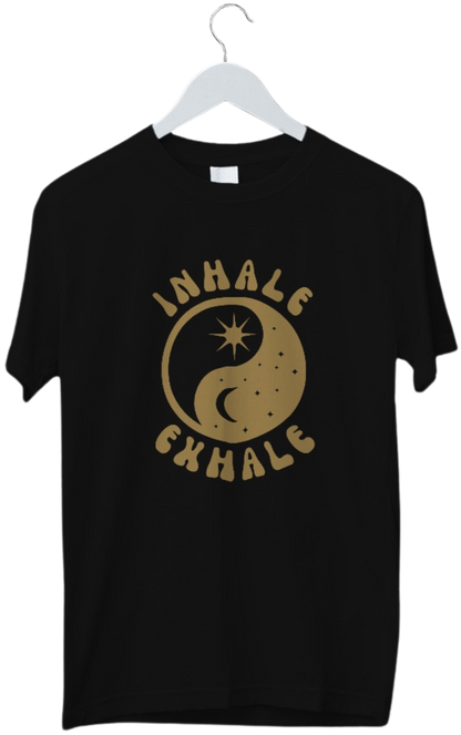 Spiritual Tshirt | Yin and Yang Tshirt | Yoga & Meditation Tshirt | Half Sleeve Unisex Tshirt