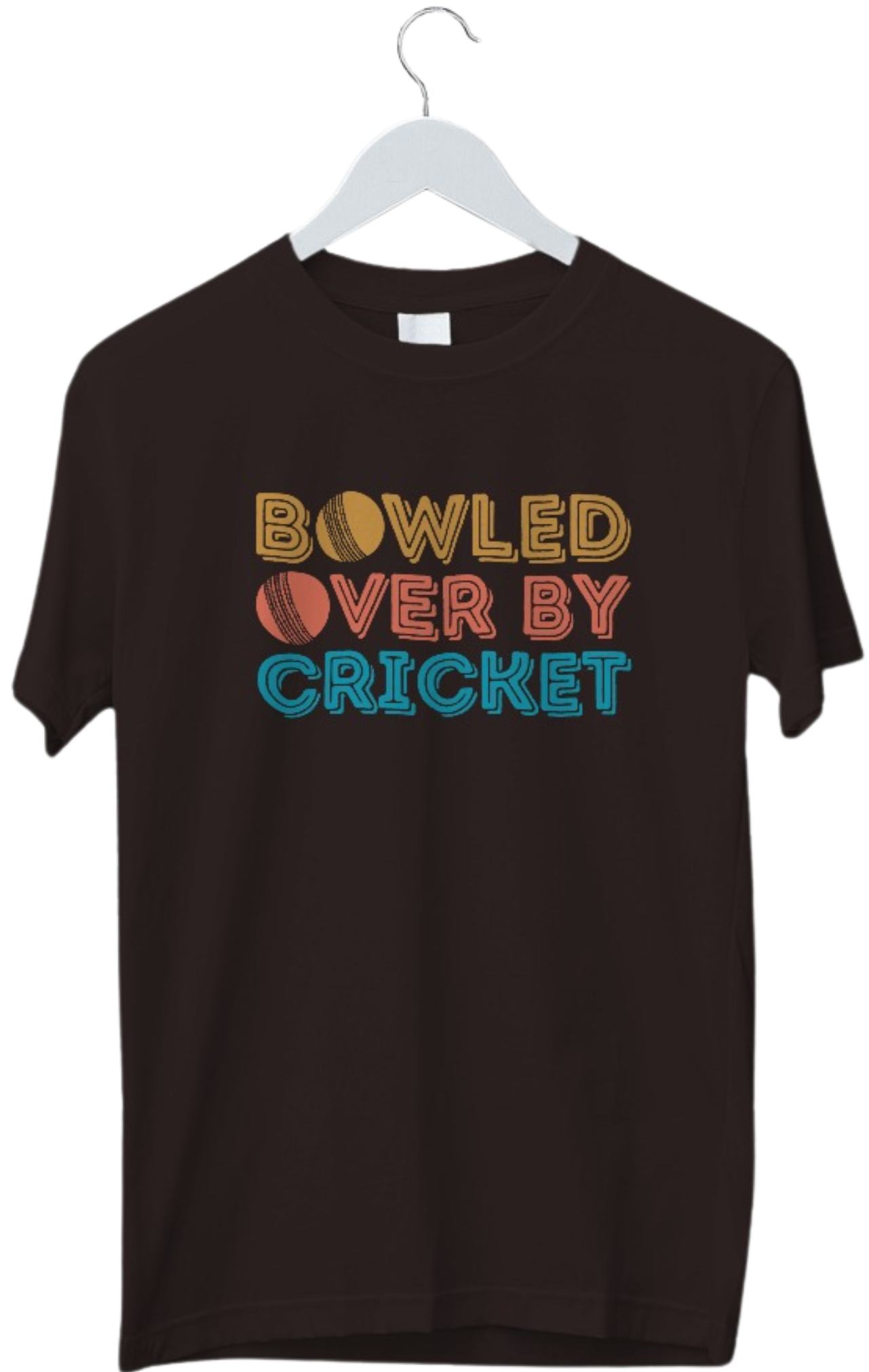 Bowled Over by Cricket | Cricket Lover Tshirt | Cricket Fan Tshirt | Half Sleeve Unisex Tshirt