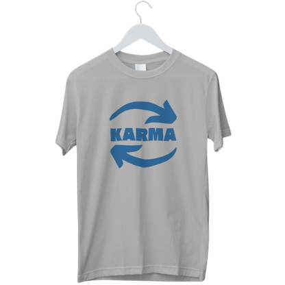 Karma Tshirt | Half Sleeve Unisex Tshirt